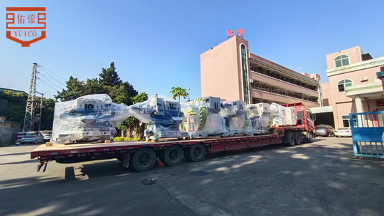 忙中有序！雙頭料架沖床三合一送料機(jī)再發(fā)貨珠海